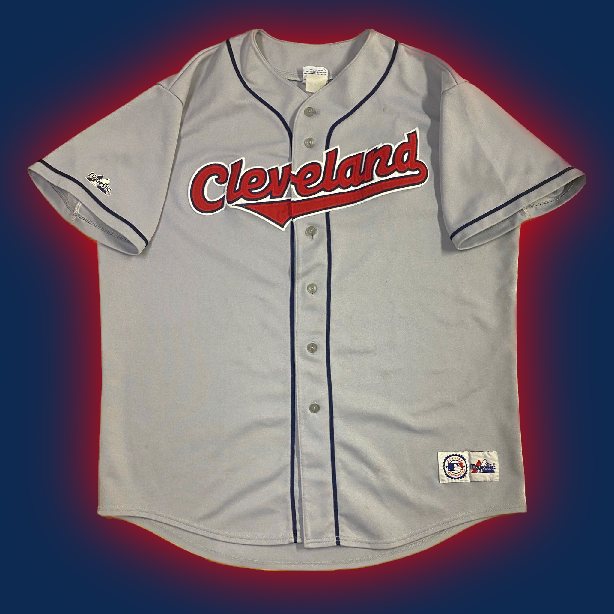 gray indians jersey