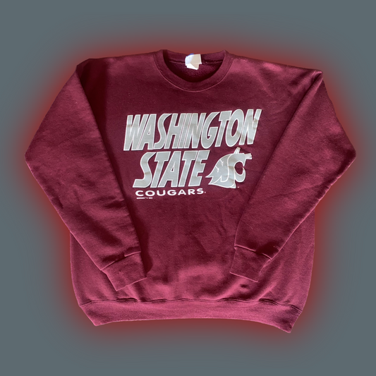 Washington State University Cougars Authentic Lee Sport™️ Crewneck Sweatshirt