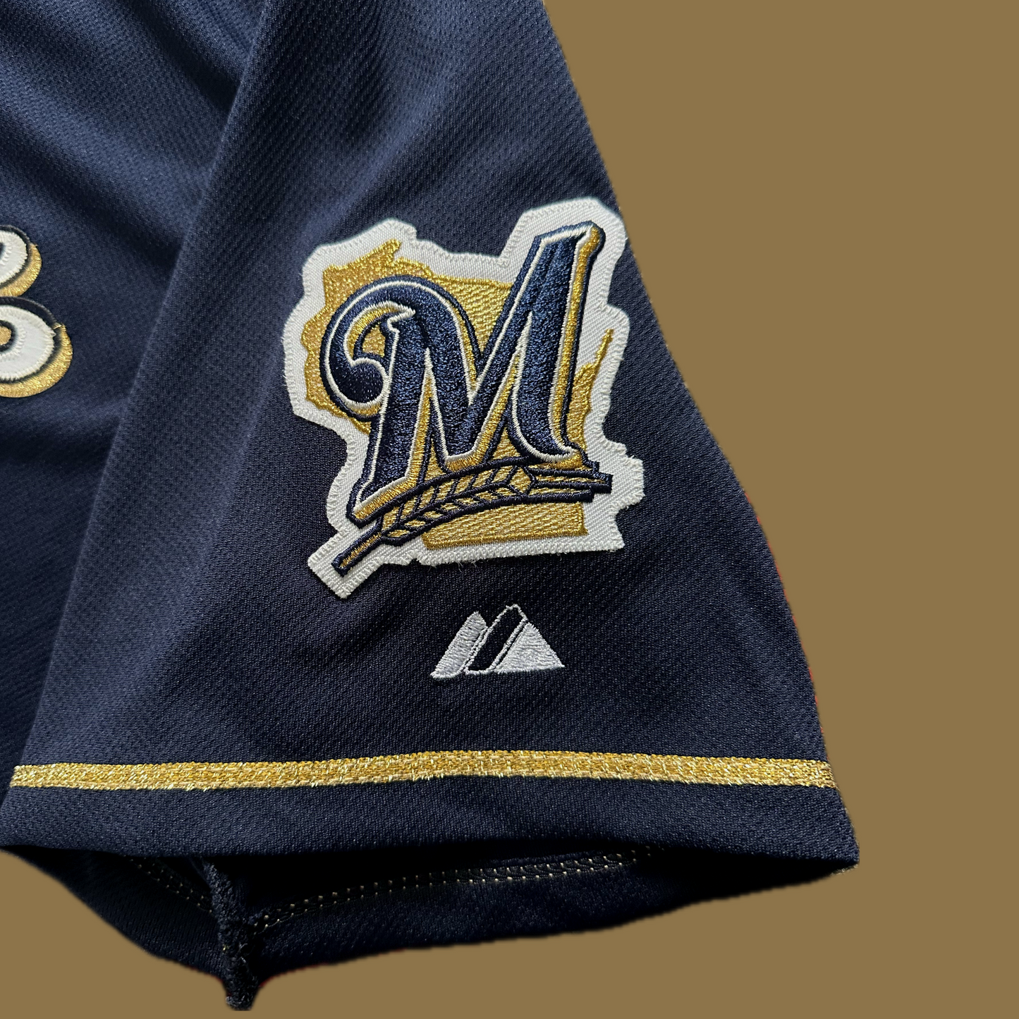 Milwaukee Brewers Authentic Majestic™️ Cool Base Pro Cut Jersey