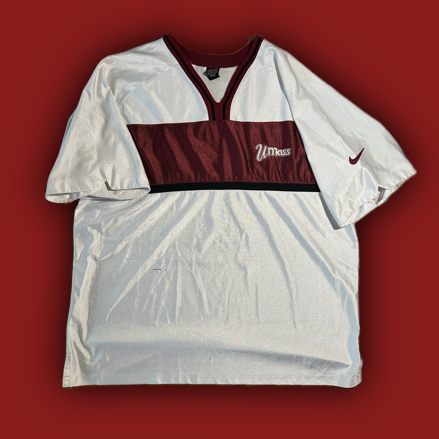 University of Massachusetts Amherst Minutemen Authentic Nike™️ NCAA Basketball Satin Shooting Shirt