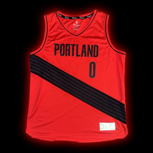 Portland Trail Blazers Damian Lillard (#0) Authentic Fanatics™️ NBA Jersey