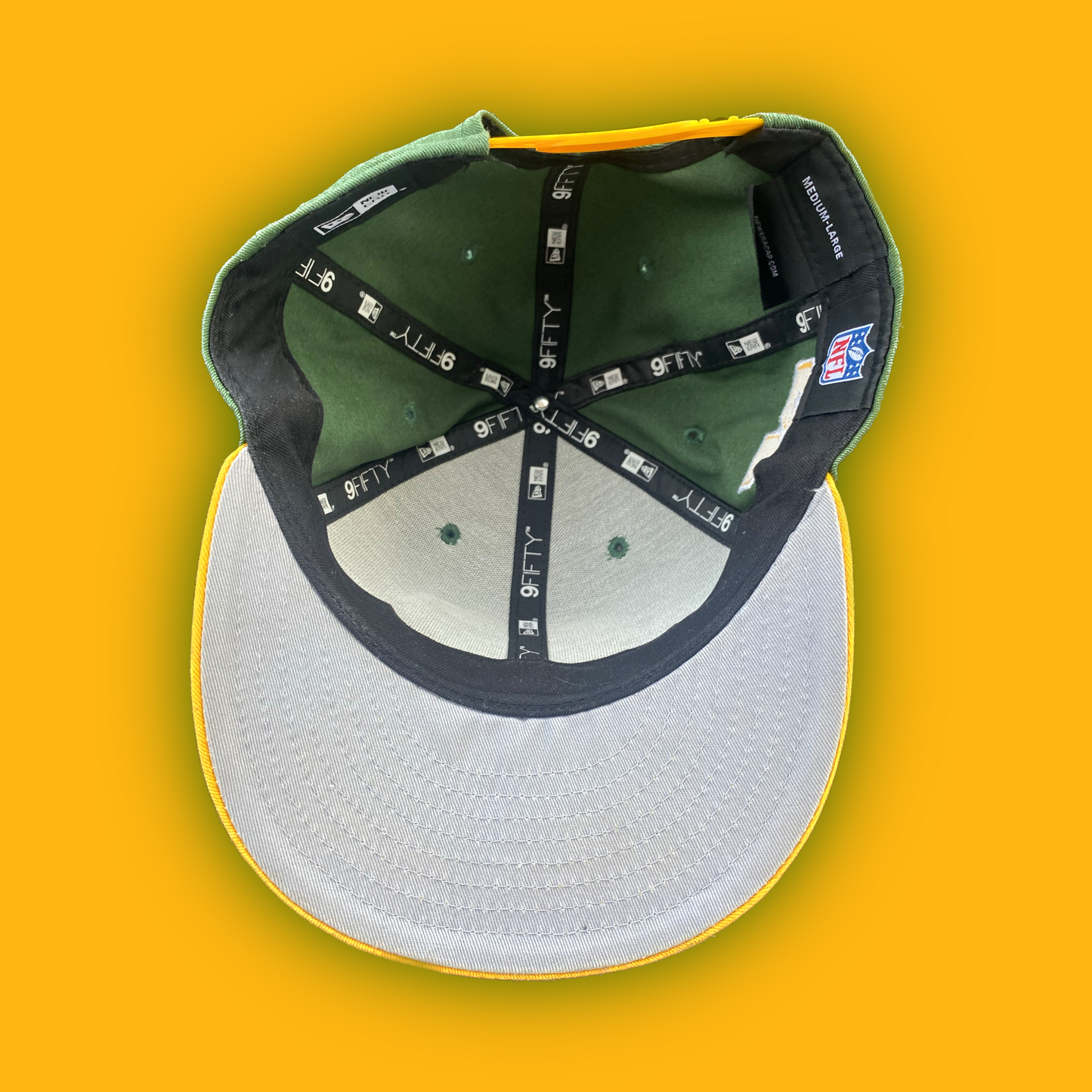 Green Bay Packers Authentic New Era™️ 9Fifty Snapback