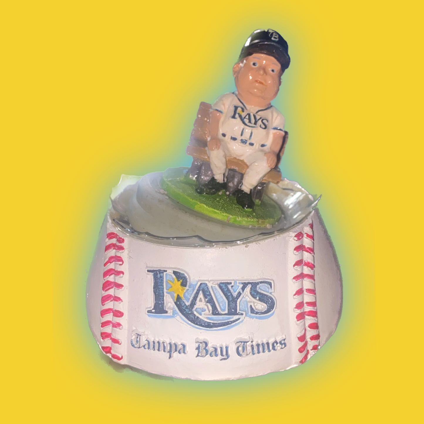 Tampa Bay Rays Authentic Don Zimmer Snow Globe