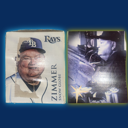 Tampa Bay Rays Authentic Don Zimmer Snow Globe