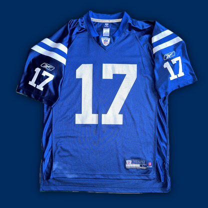 Indianapolis Colts Austin Collie (#17) Authentic Reebok™️ Replica Home Blue Jersey