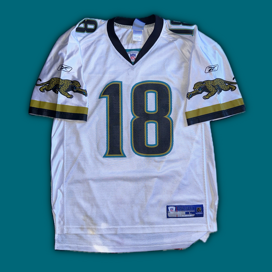 Jacksonville Jaguars Matt Jones (#18) Authentic Reebok™️ Replica Road White Jersey