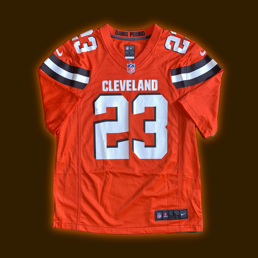 Cleveland Browns Joe Haden (#23) Authentic Nike™️ Orange Alternate Replica Jersey