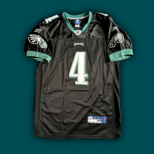 Philadelphia Eagles Kevin Kolb (#4) Authentic Reebok™️ Embroidered Pro Cut Black Alternate Jersey