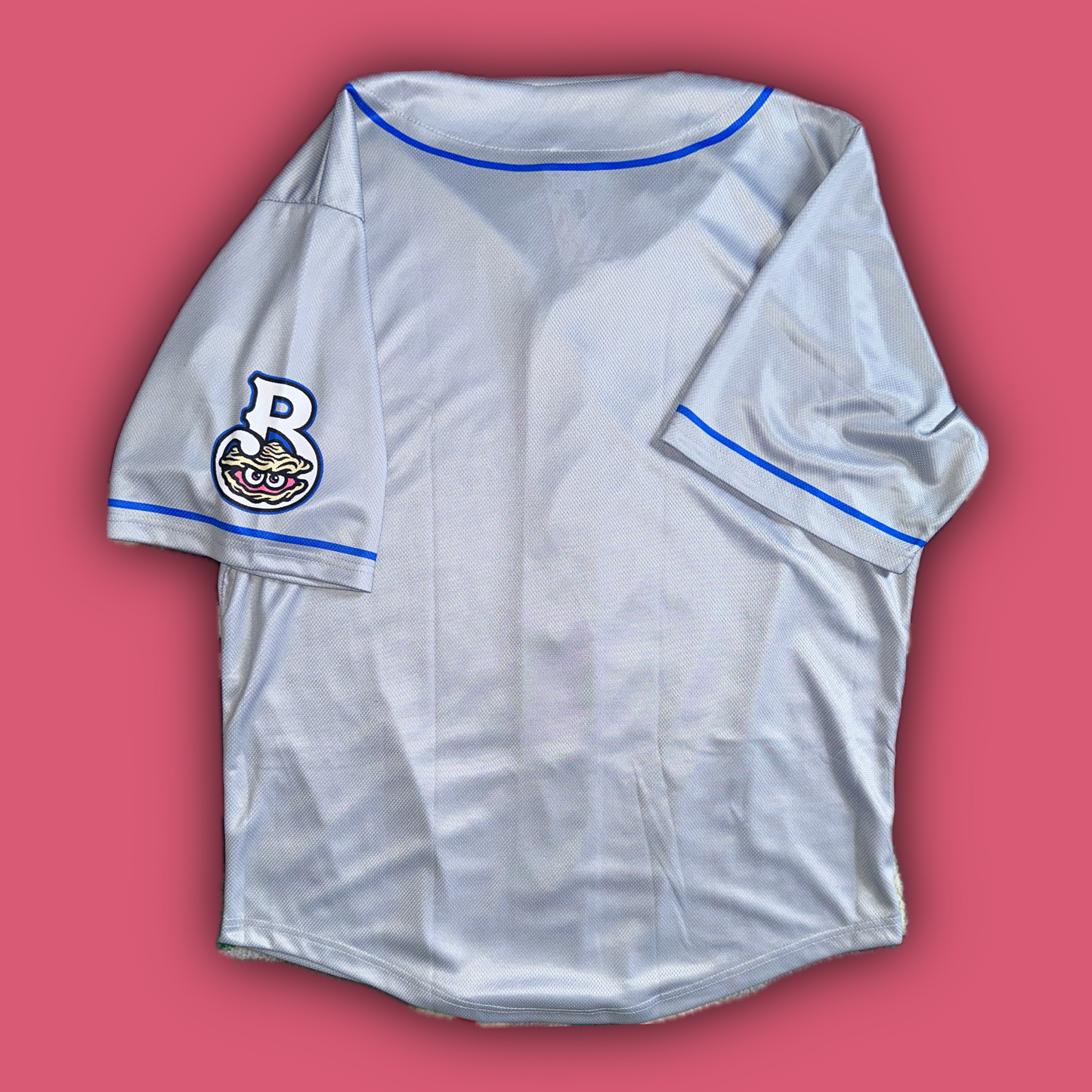 Biloxi Shuckers (AA Affiliate- MIL) Authentic OT Sports™️ Road Gray Sublimated Jersey