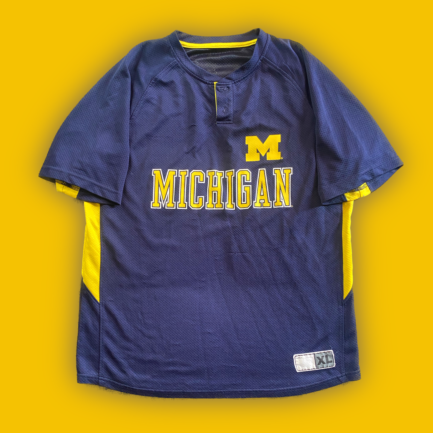 University of Michigan Wolverines Authentic NCAA Baseball Jersey