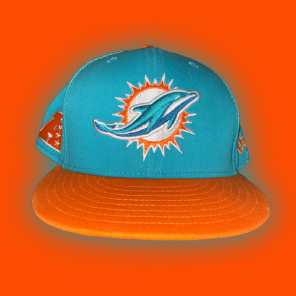 Miami Dolphins Authentic 2-Tone New Era™️ 9Fifty Snapback