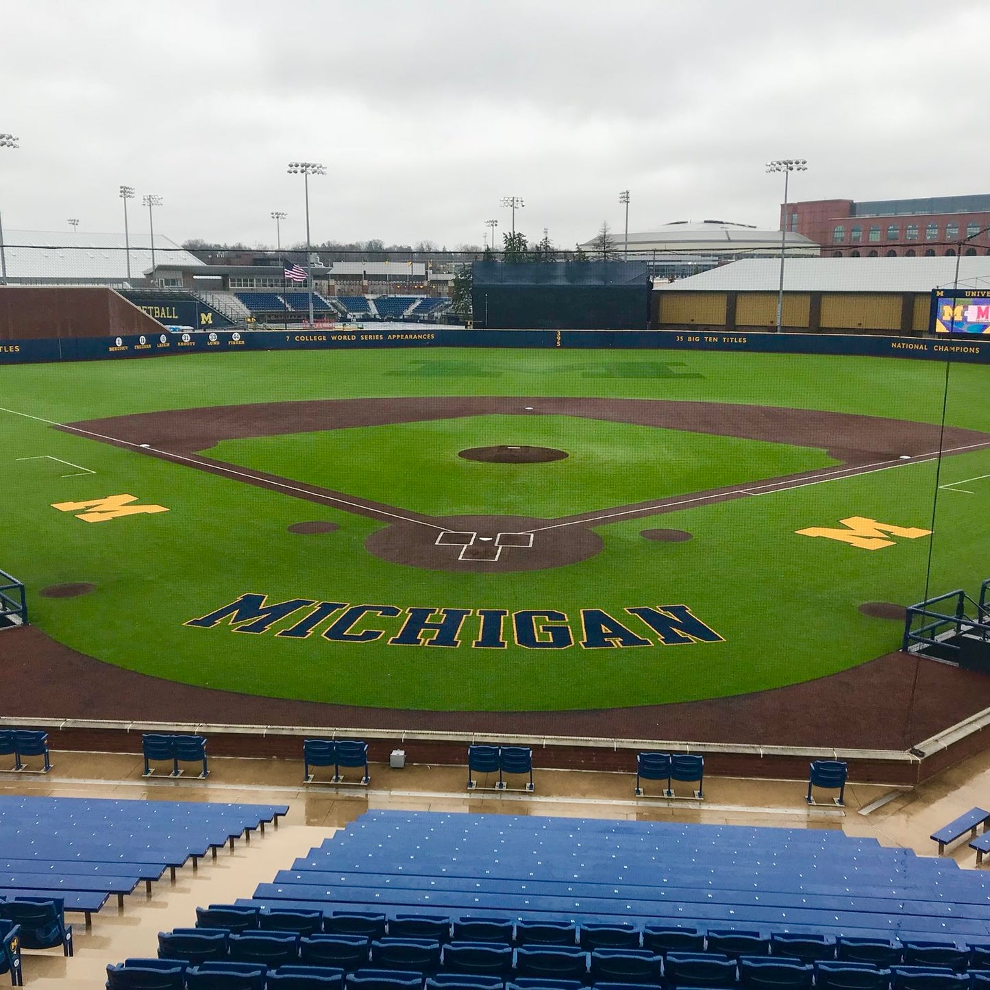 University of Michigan Wolverines Authentic NCAA Baseball Jersey