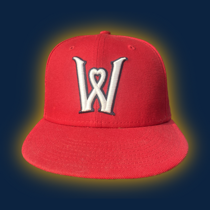 Worcester Red Sox “Woo Sox” (AAA Affiliate- BOS) Authentic New Era 59Fifty™️ Red Alternate MiLB Fitted Hat