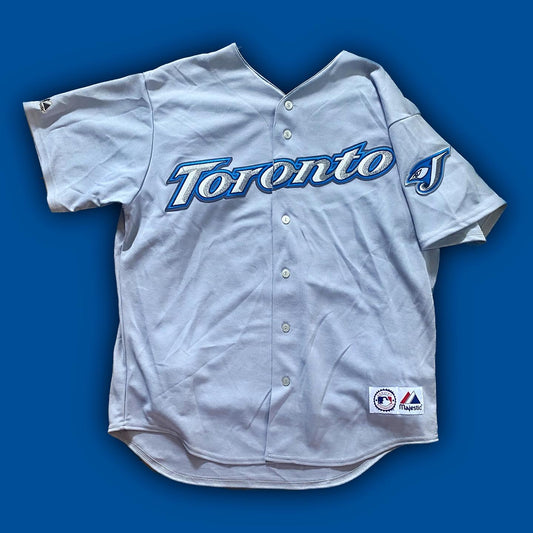 Toronto Blue Jays (#5) Authentic Majestic™️ Road Gray (2004-2011) Jersey