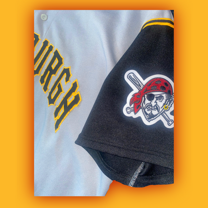 Pittsburgh Pirates (#21) Authentic Majestic™️ Vest Style Road Gray Jersey