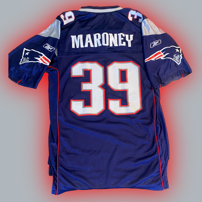 New England Patriots Laurence Maroney (#39) Authentic Reebok™️ Replica Home Navy Jersey