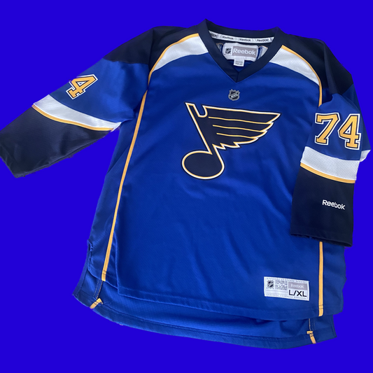 St. Louis Blues T.J. Oshie (#74) Authentic Reebok Replica NHL Jersey