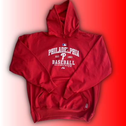 Philadelphia Phillies Majestic Authentic Dugout Hoodie