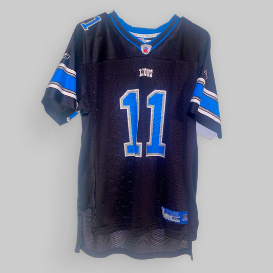 Detroit Lions Roy Williams (#11) Authentic Black Alternate Reebok Replica NFL Jersey