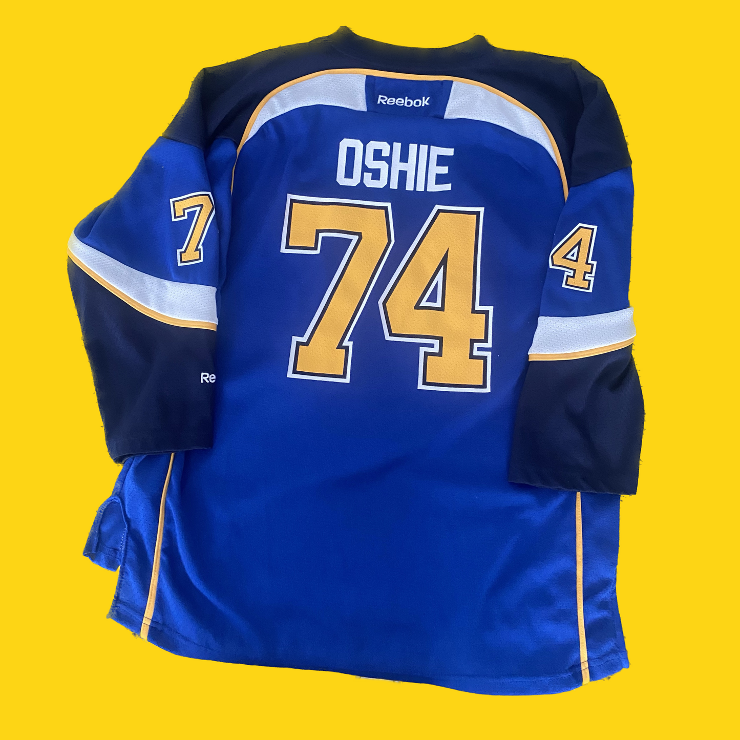 St. Louis Blues T.J. Oshie (#74) Authentic Reebok Replica NHL Jersey