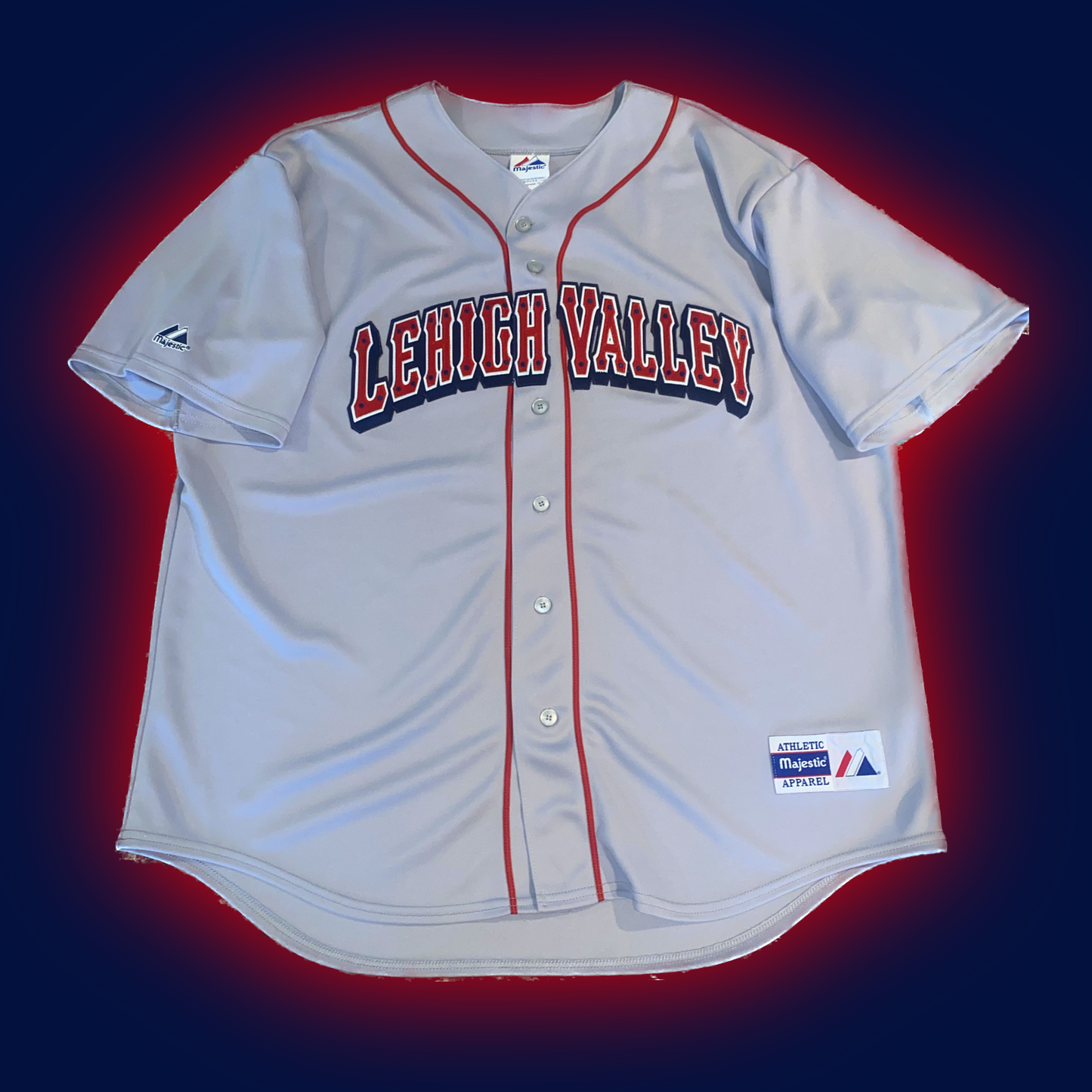 Lehigh Valley Iron Pigs (AAA Affiliate- PHI) Majestic™️ Authentic Road Gray Jersey