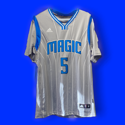 Orlando Magic Victor Oladipo (#5) Gray Home Pinstripe Adidas Authentic NBA Full Sleeve Jersey