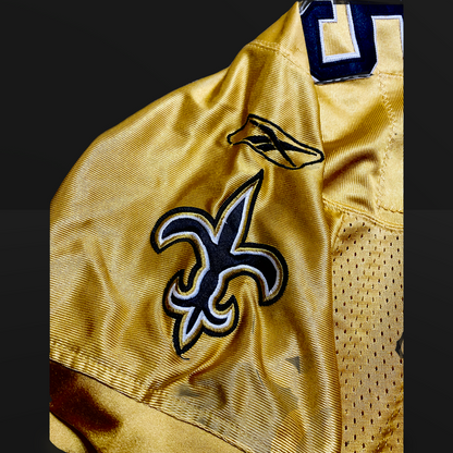 New Orleans Saints Reggie Bush (#25) NFL Authentic Gold Alternate Reebok Prototype Jersey