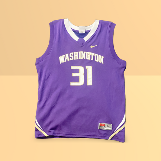 University of Washington Huskies Nike Basketball NCAA Jersey (#31) YOUTH L